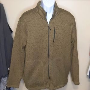 Men's Zip down Sweater Jacket XL